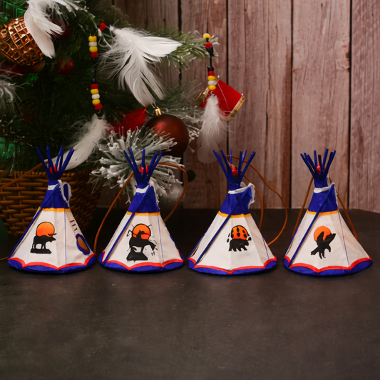 Sunset Hand-Painted Tipi Home Décor