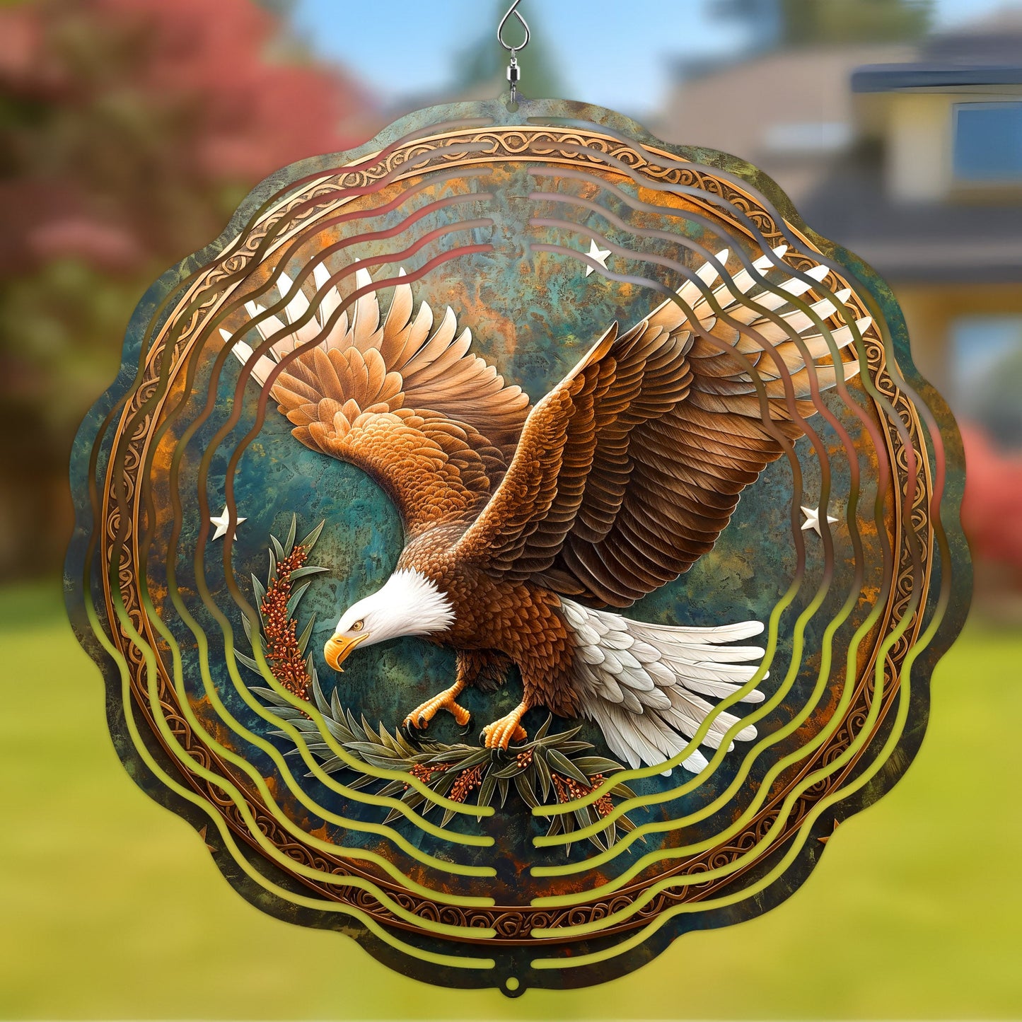 American Eagle Symbol Wind Spinner