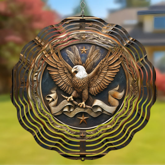 American Eagle Symbol Wind Spinner