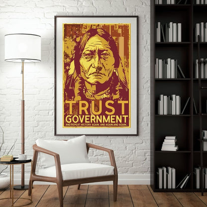 The Native Chief Portrait Poster/Canvas
