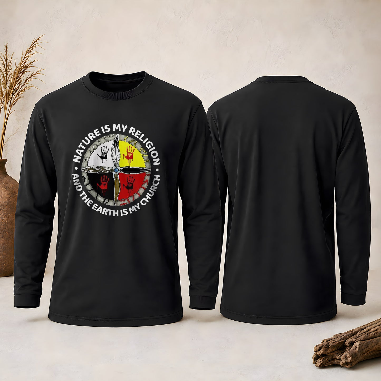 Nature Is My Religion - The Earth Is My Church Unisex Long Sleeve