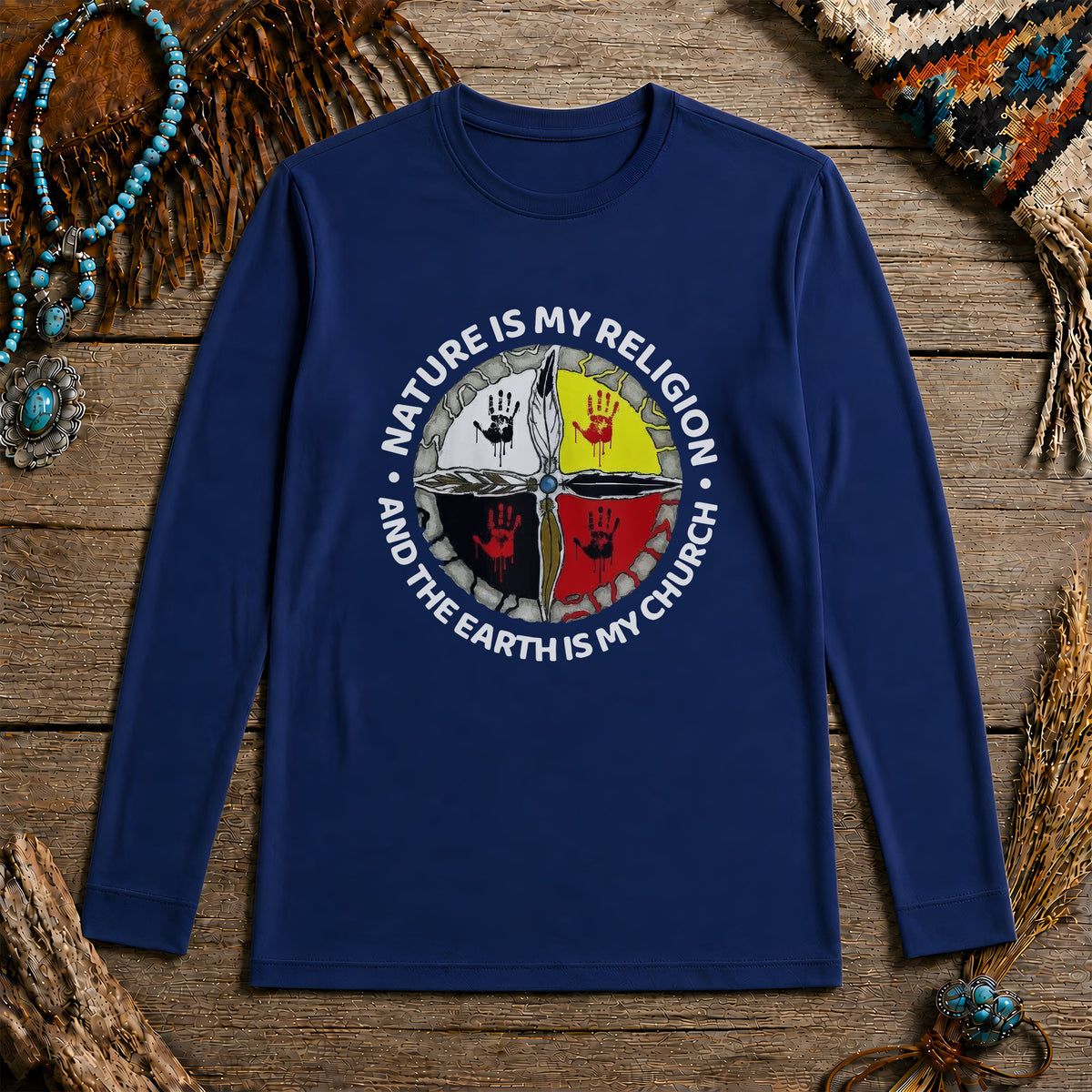Nature Is My Religion - The Earth Is My Church Unisex Long Sleeve