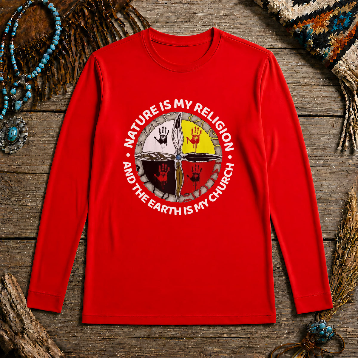 Nature Is My Religion - The Earth Is My Church Unisex Long Sleeve