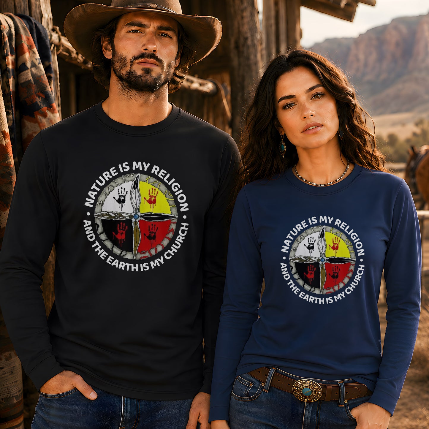 Nature Is My Religion - The Earth Is My Church Unisex Long Sleeve