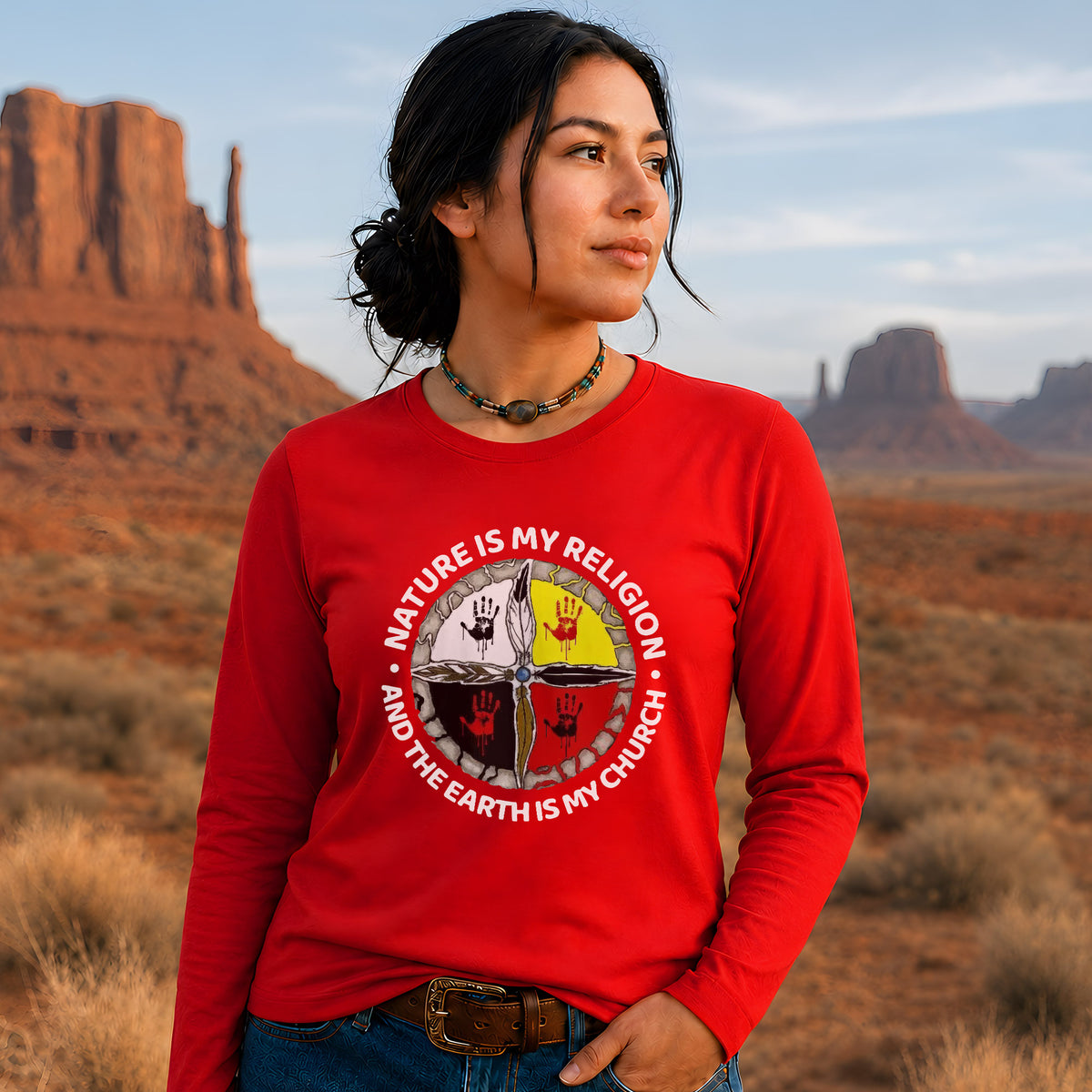 Nature Is My Religion - The Earth Is My Church Unisex Long Sleeve