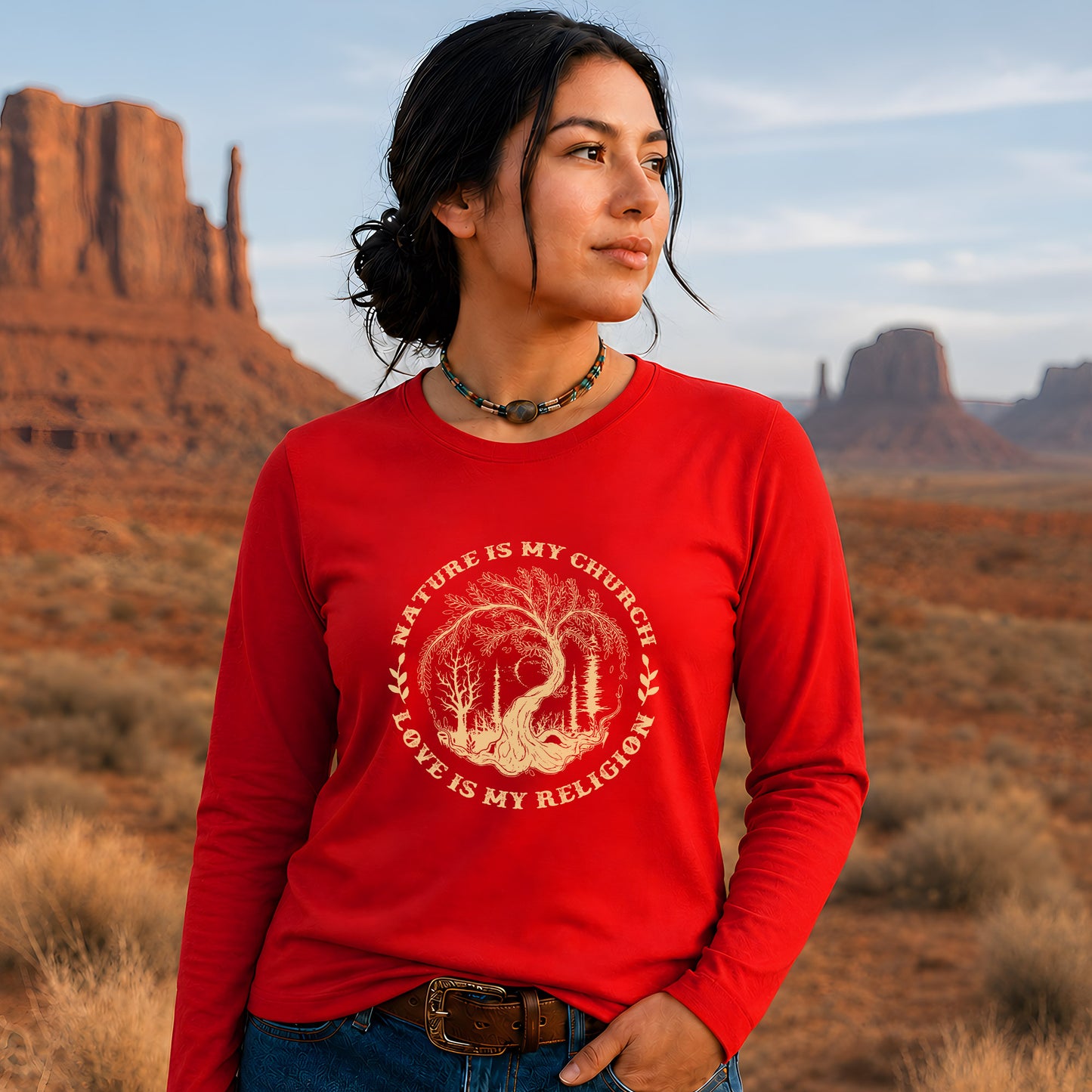 Nature Is My Church - Love Is My Religion Unisex Long Sleeve