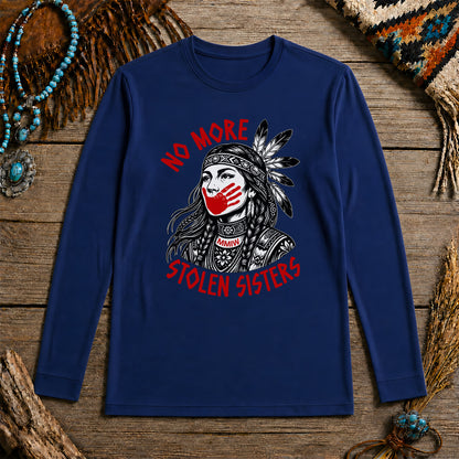 No More Stolen Sisters Feather Unisex Long Sleeve
