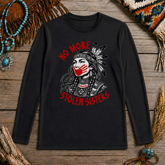 No More Stolen Sisters Feather Unisex Long Sleeve