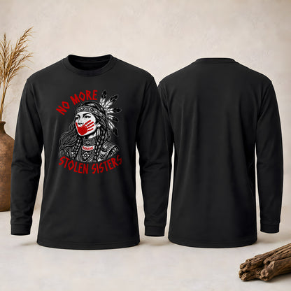 No More Stolen Sisters Feather Unisex Long Sleeve