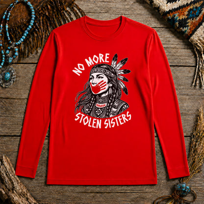 No More Stolen Sisters Feather Unisex Long Sleeve