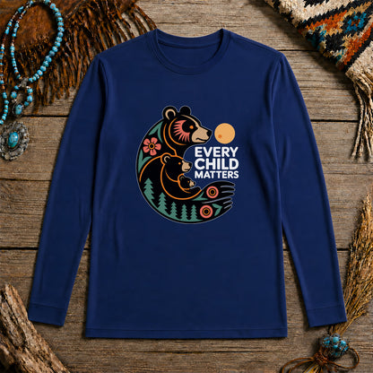 Every Child Matters Bear Family Unisex Long Sleeve