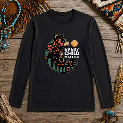Every Child Matters Bear Family Unisex Long Sleeve
