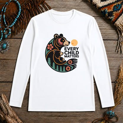 Every Child Matters Bear Family Unisex Long Sleeve
