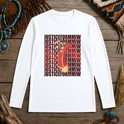 Justice For MMIW Feather Unisex Long Sleeve