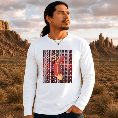 Justice For MMIW Feather Unisex Long Sleeve
