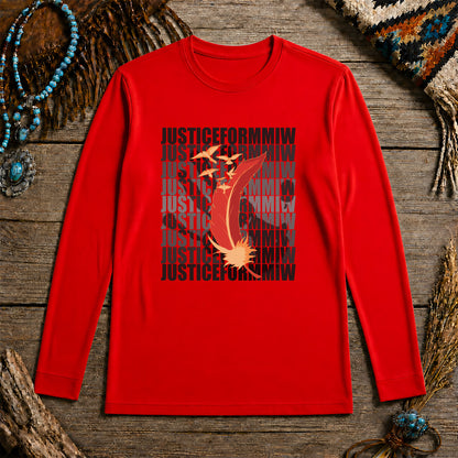 Justice For MMIW Feather Unisex Long Sleeve