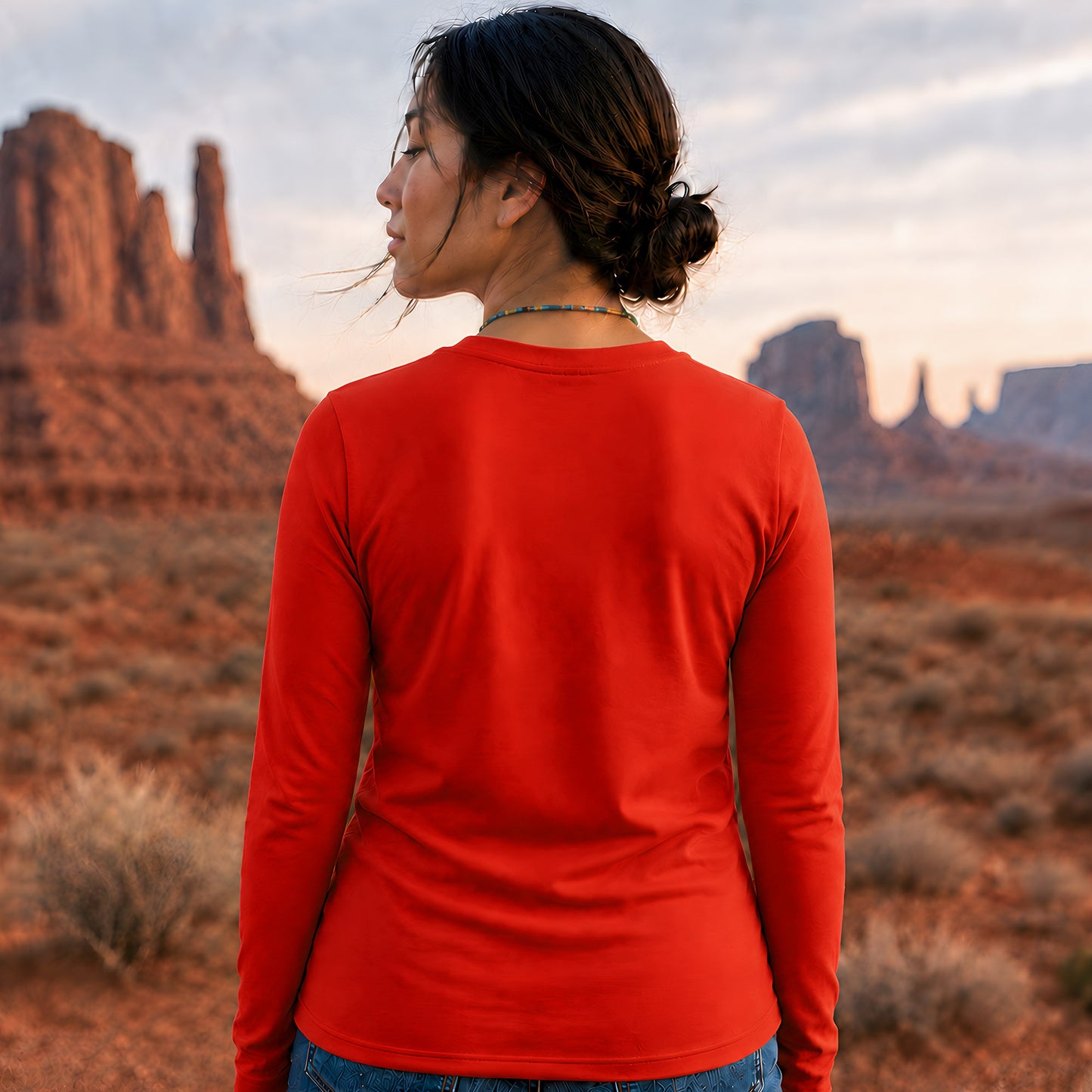 Justice For MMIW Feather Unisex Long Sleeve