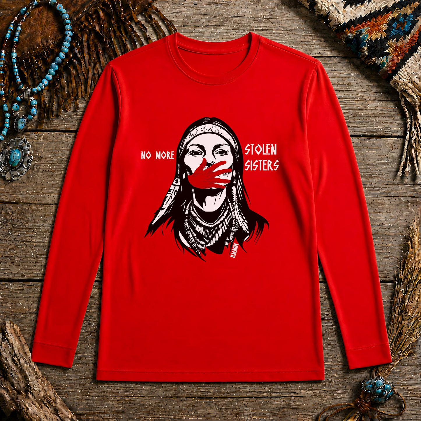 MMIW No More Stolen Sisters Unisex Long Sleeve