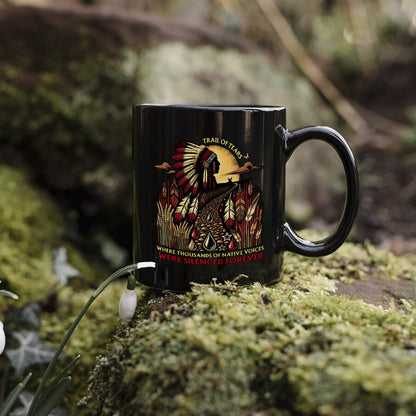 Trail Of Tears - Where Thousands Of Native Chief Ceramic Coffee Mug