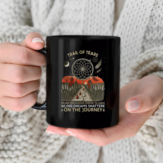 Trail Of Tears - 125000 Indigenous Forced To Leave Ceramic Coffee Mug