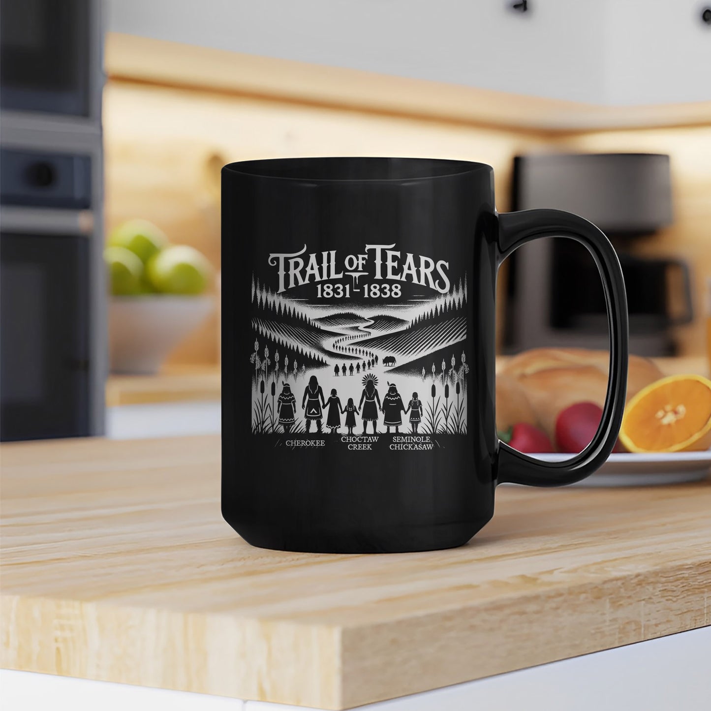 Trail Of Tears - Native Land 1831-1838 Ceramic Coffee Mug