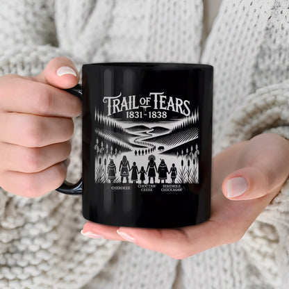 Trail Of Tears - Native Land 1831-1838 Ceramic Coffee Mug
