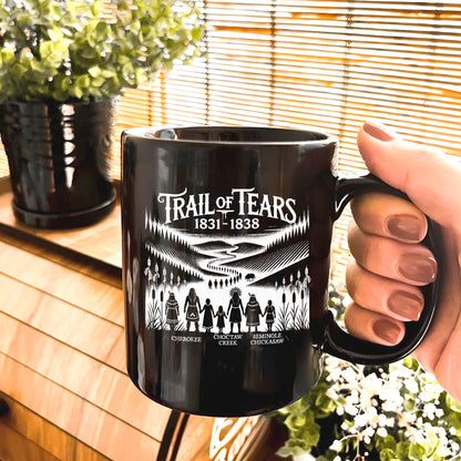Trail Of Tears - Native Land 1831-1838 Ceramic Coffee Mug
