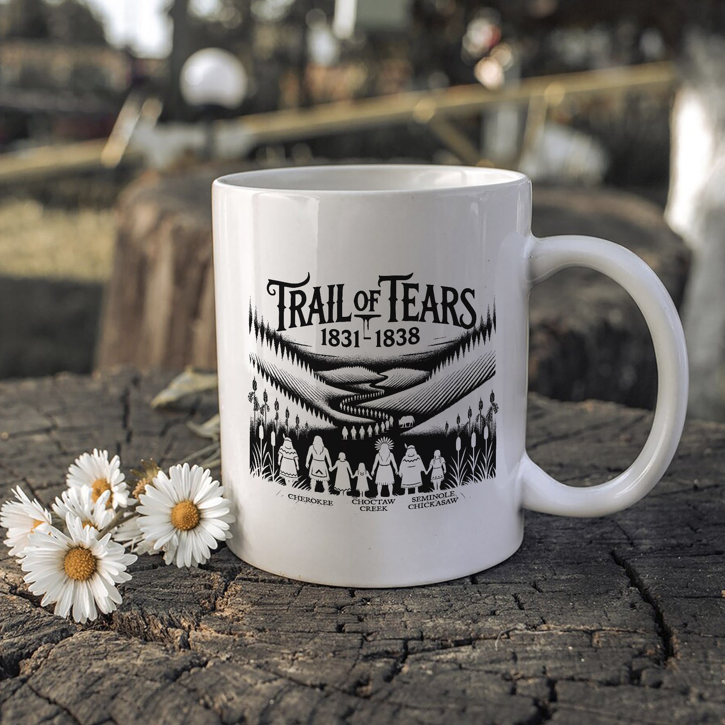 Trail Of Tears - Native Land 1831-1838 Ceramic Coffee Mug