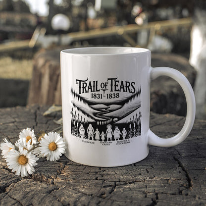 Trail Of Tears - Native Land 1831-1838 Ceramic Coffee Mug