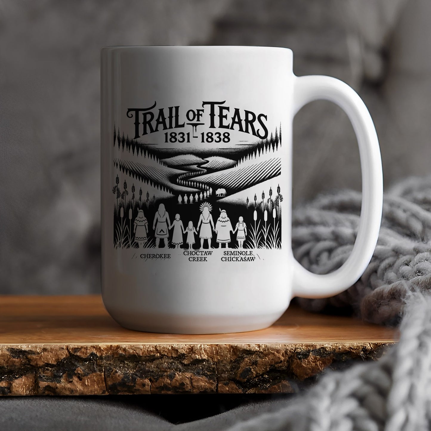 Trail Of Tears - Native Land 1831-1838 Ceramic Coffee Mug