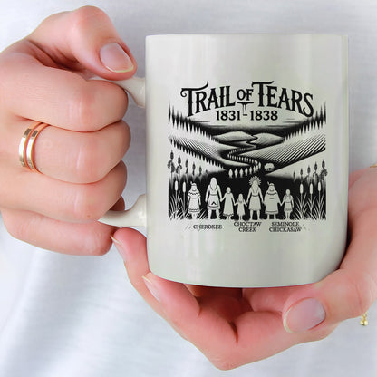 Trail Of Tears - Native Land 1831-1838 Ceramic Coffee Mug