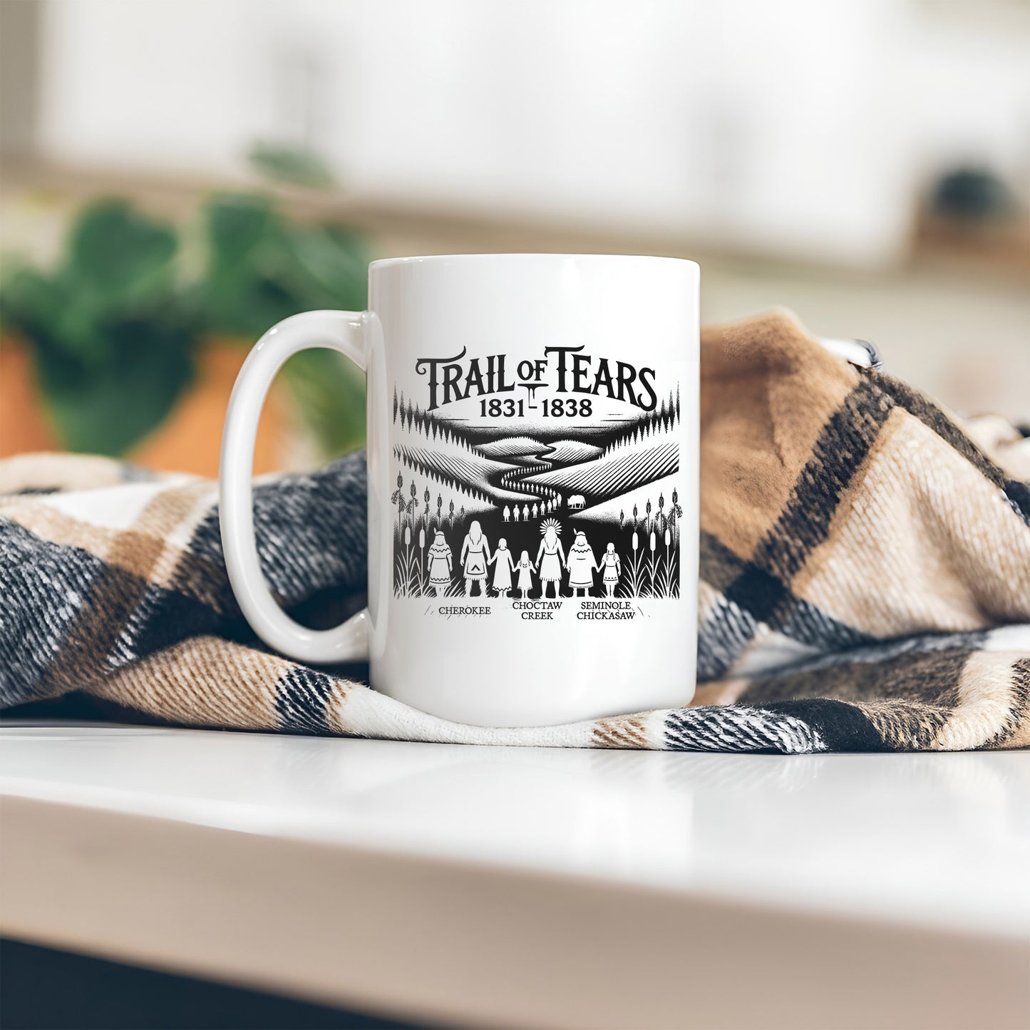 Trail Of Tears - Native Land 1831-1838 Ceramic Coffee Mug