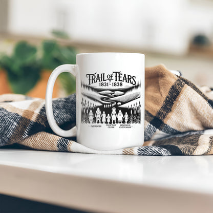 Trail Of Tears - Native Land 1831-1838 Ceramic Coffee Mug