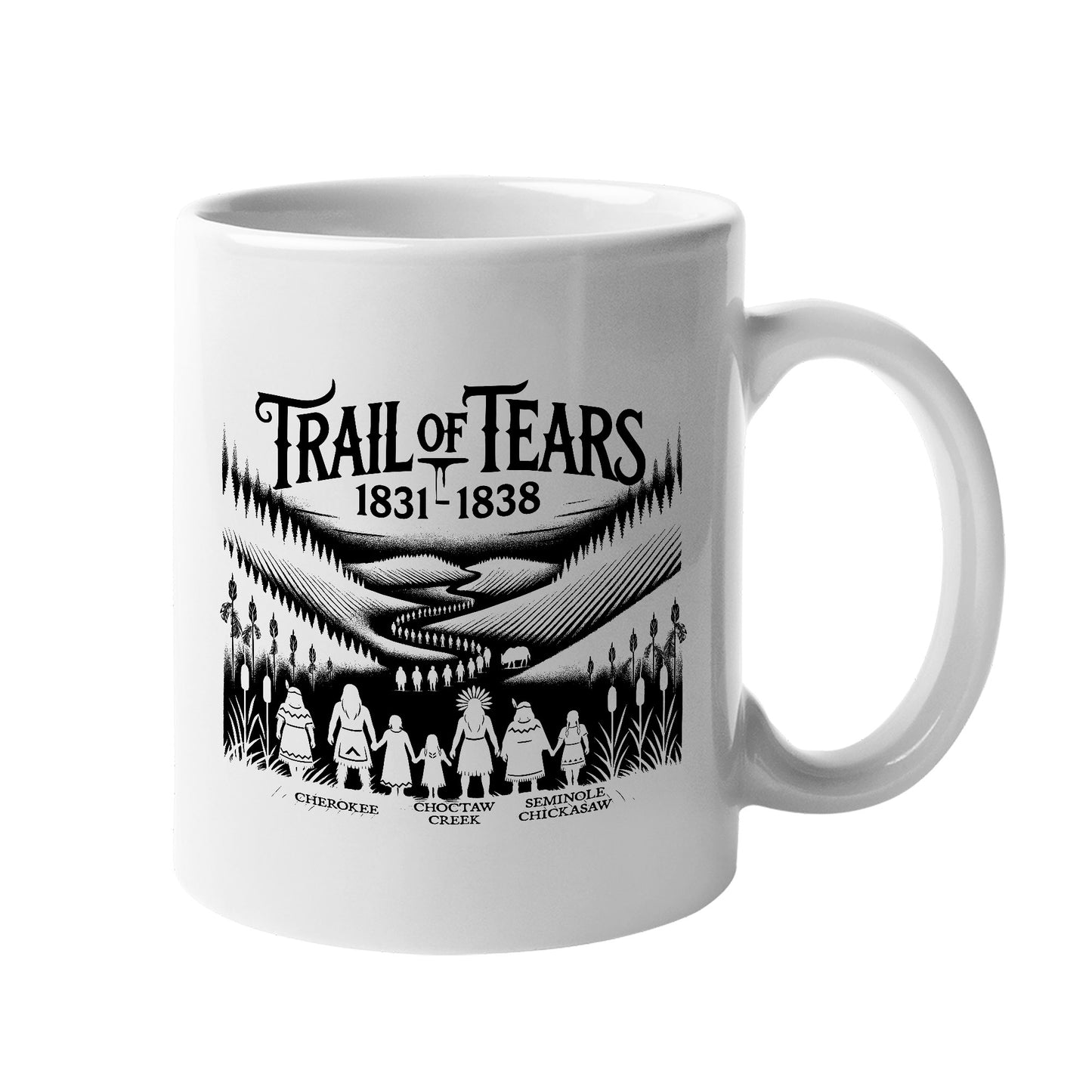 Trail Of Tears - Native Land 1831-1838 Ceramic Coffee Mug
