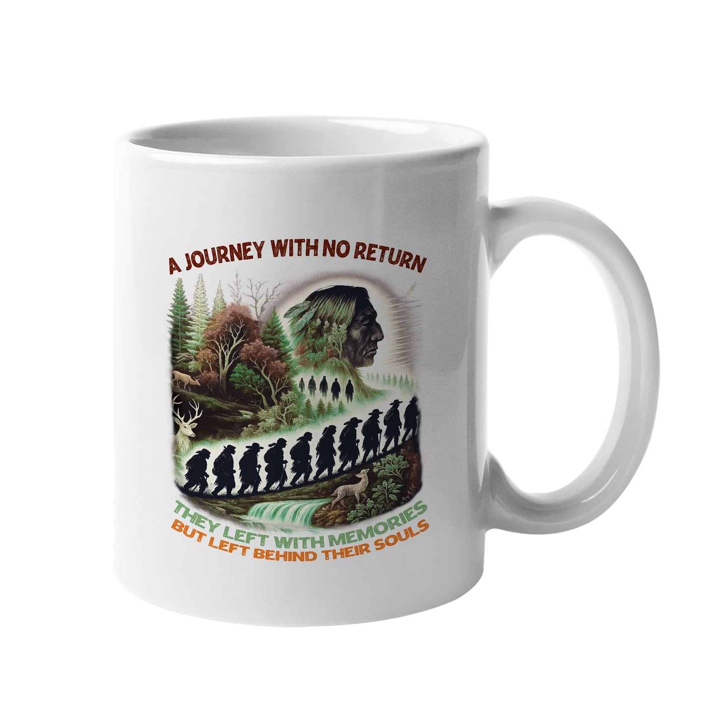 A Journey With No Return - They Left With Memories Ceramic Coffee Mug