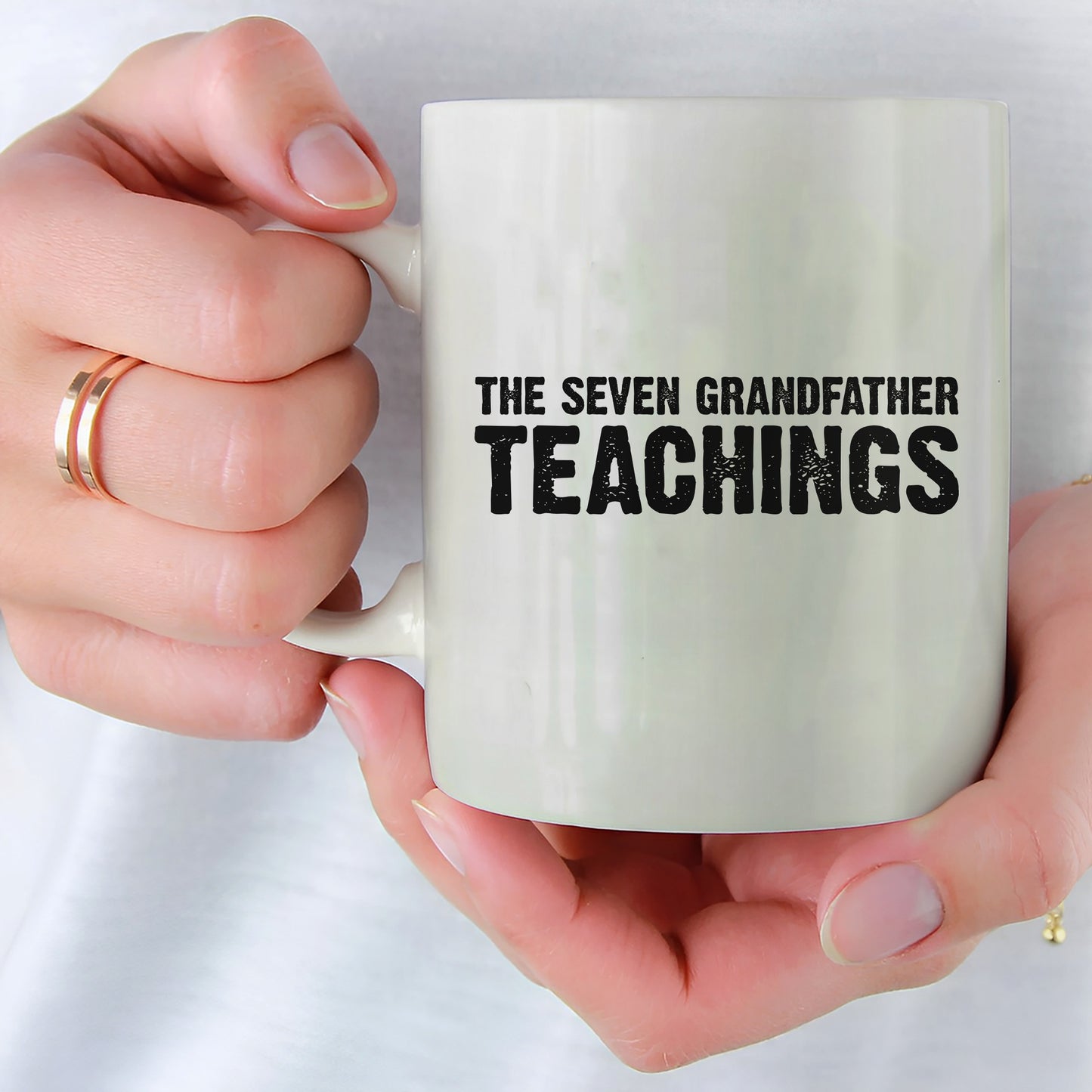 The Seven Grandfather Teachings Ceramic Coffee Mug