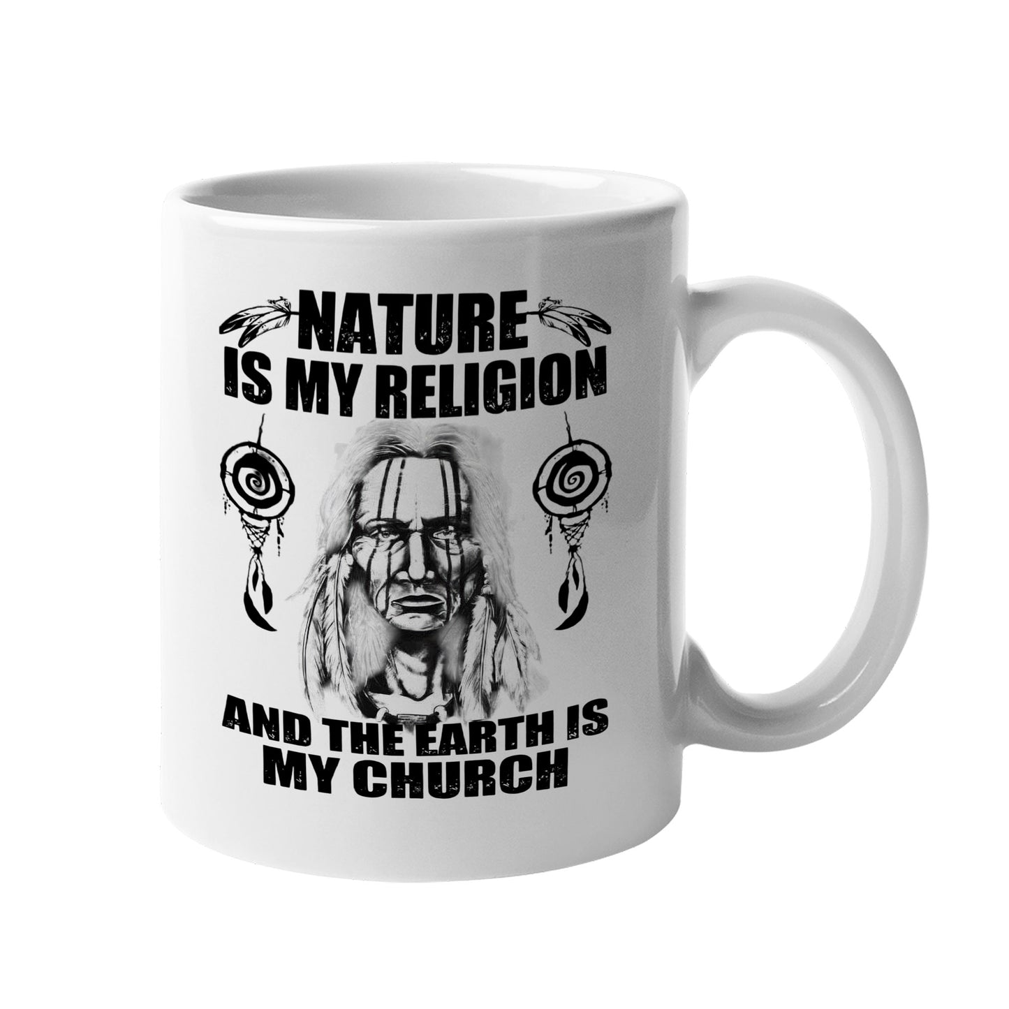 Nature & Earth Statement - Elder Portrait Design Ceramic Coffee Mug