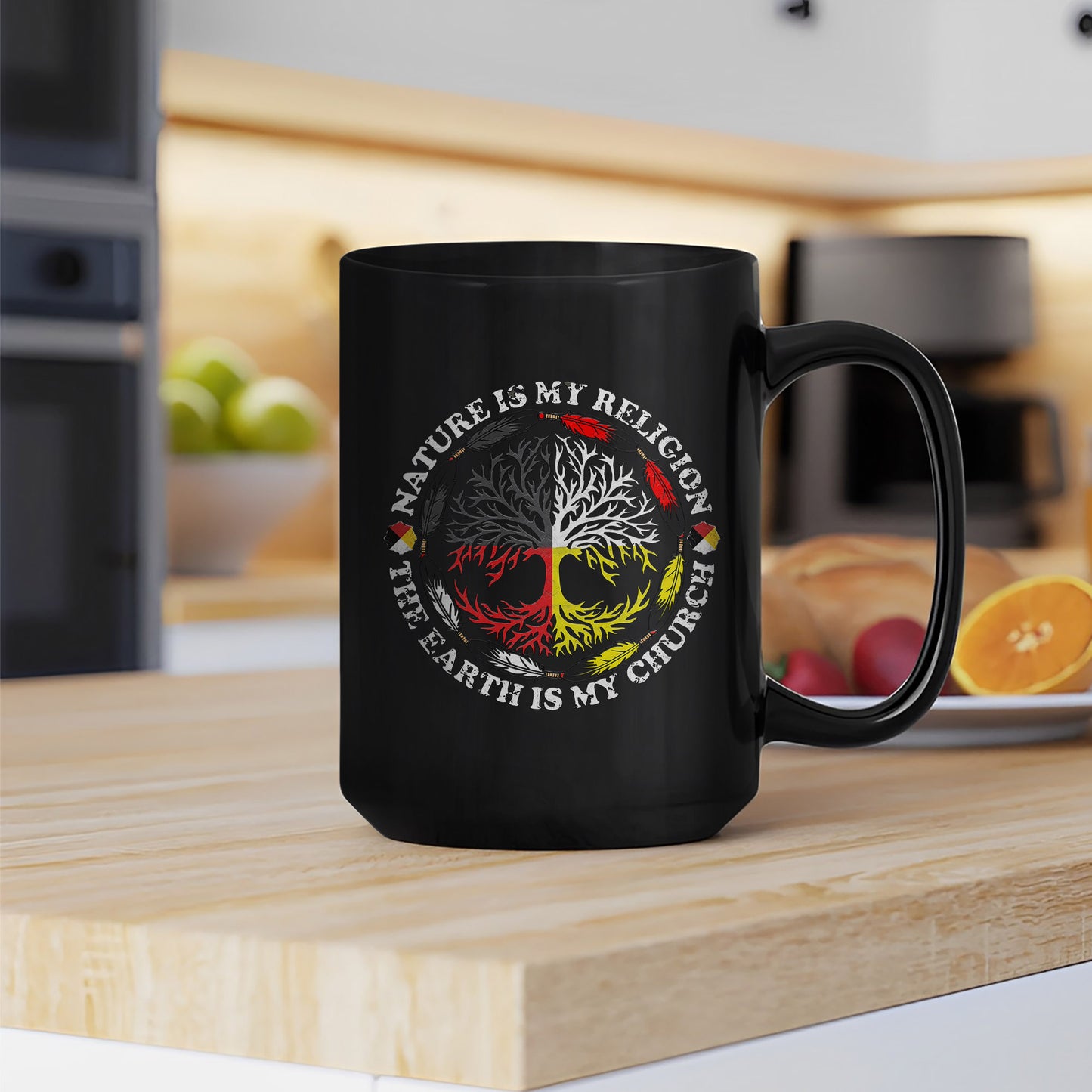Nature Is My Religion - The Earth Is My Church Ceramic Coffee Mug