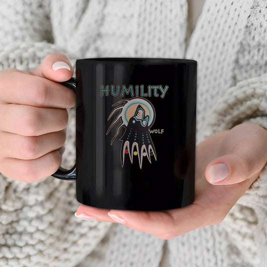 The Seven Sacred Laws - Humility Native American Ceramic Coffee Mug