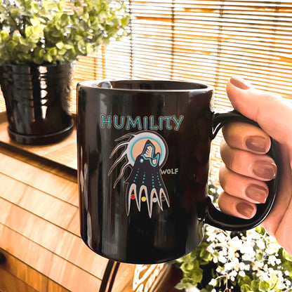 The Seven Sacred Laws - Humility Native American Ceramic Coffee Mug