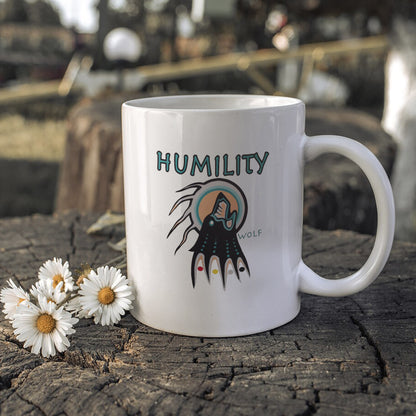 The Seven Sacred Laws - Humility Native American Ceramic Coffee Mug