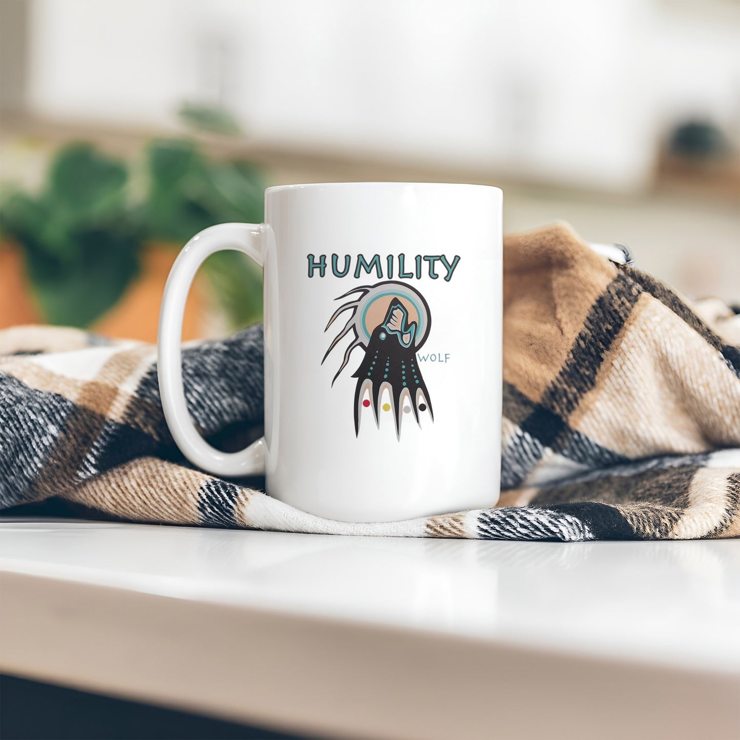 The Seven Sacred Laws - Humility Native American Ceramic Coffee Mug