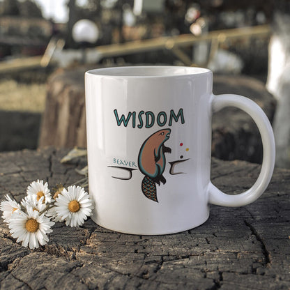 The Seven Sacred Laws - Wisdom Native American Ceramic Coffee Mug