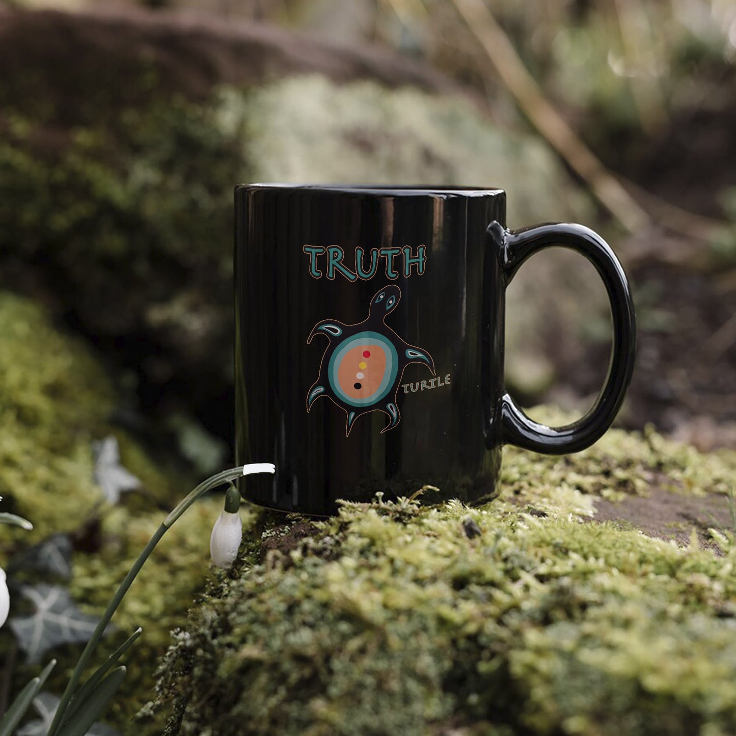 The Seven Sacred Laws - Truth Native American Ceramic Coffee Mug