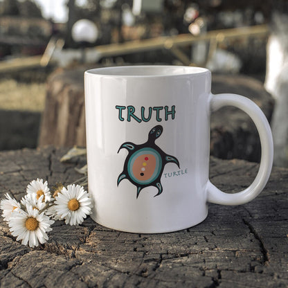 The Seven Sacred Laws - Truth Native American Ceramic Coffee Mug