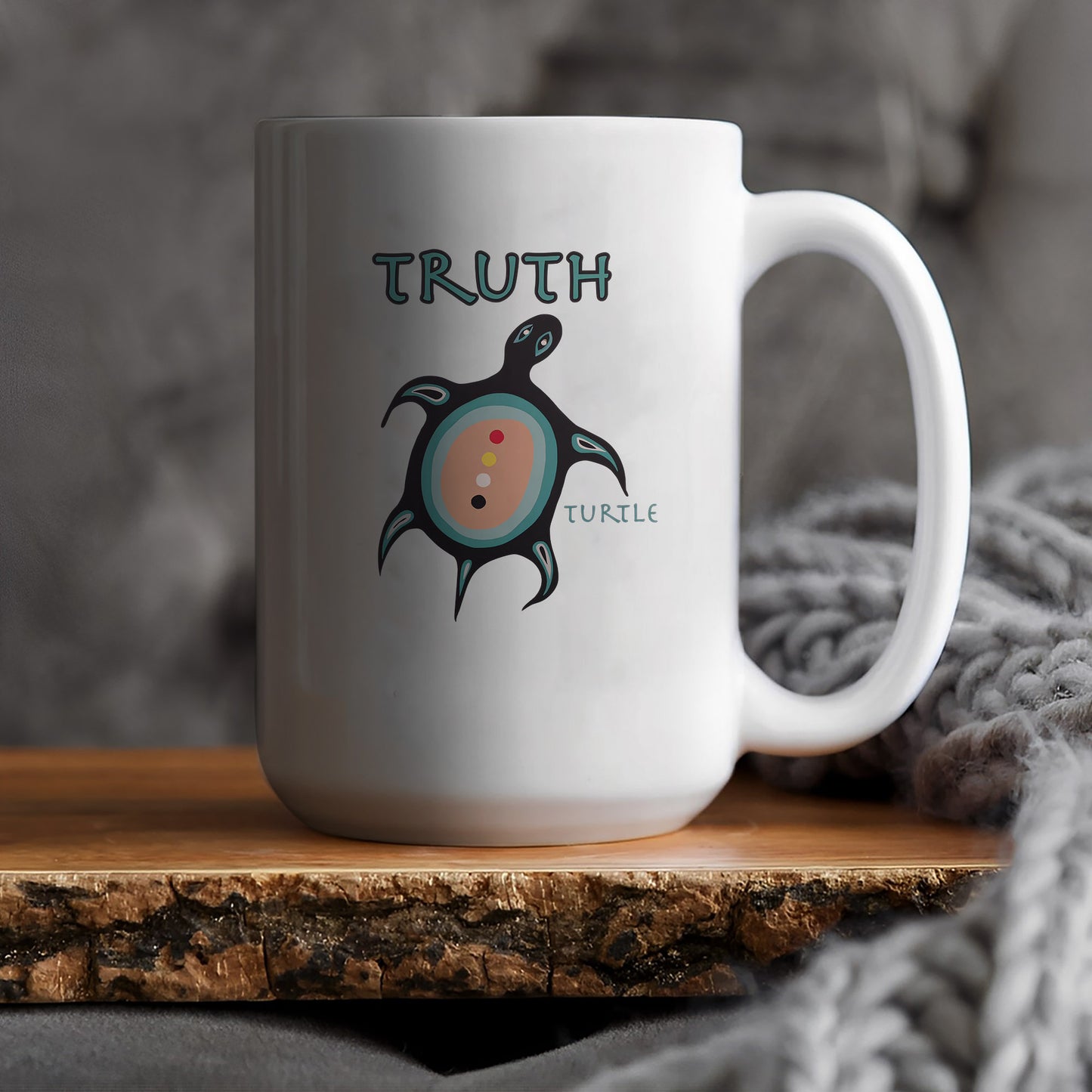The Seven Sacred Laws - Truth Native American Ceramic Coffee Mug