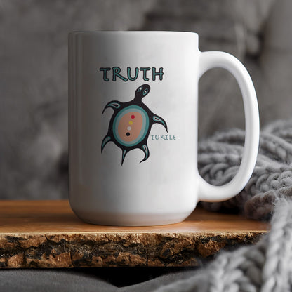 The Seven Sacred Laws - Truth Native American Ceramic Coffee Mug