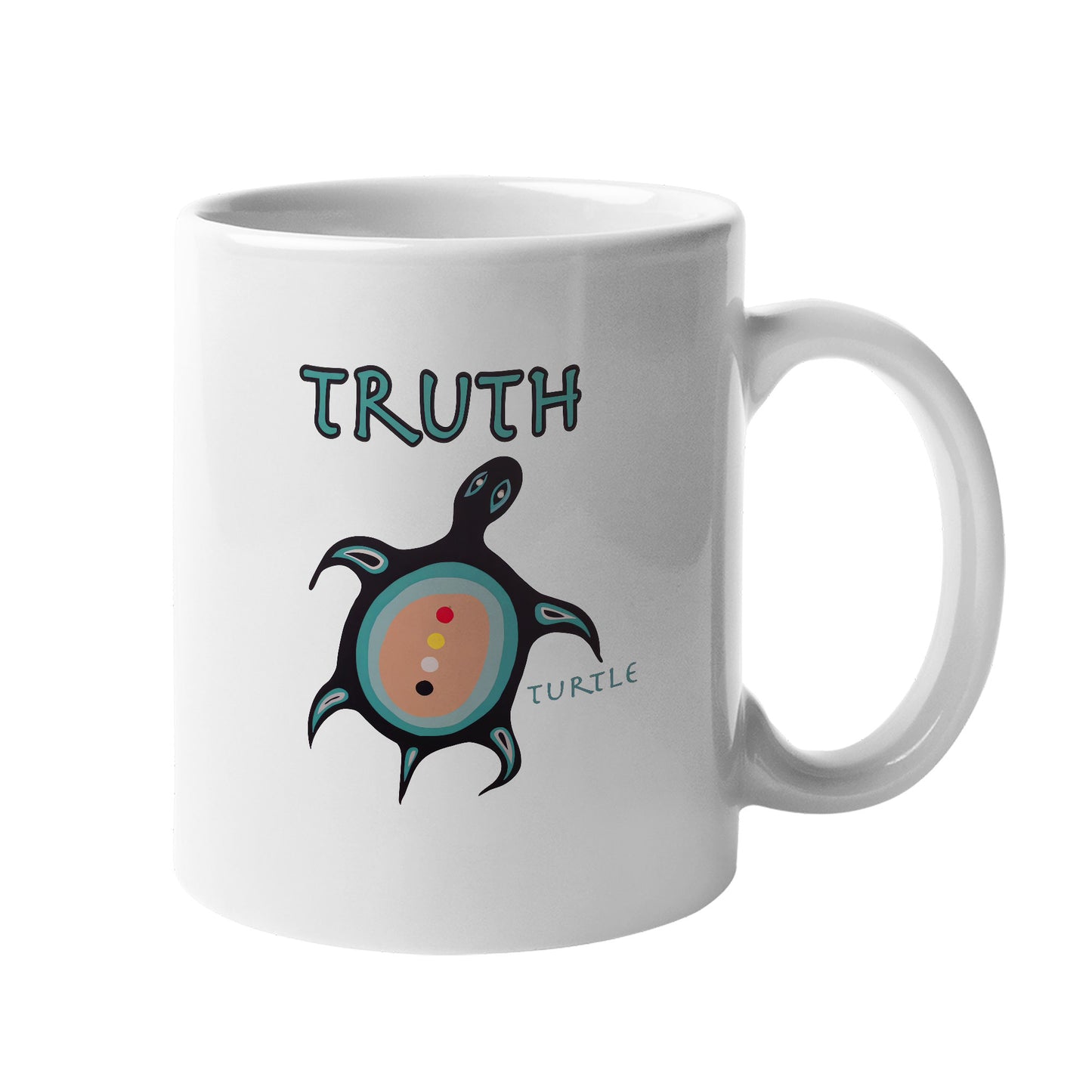 The Seven Sacred Laws - Truth Native American Ceramic Coffee Mug