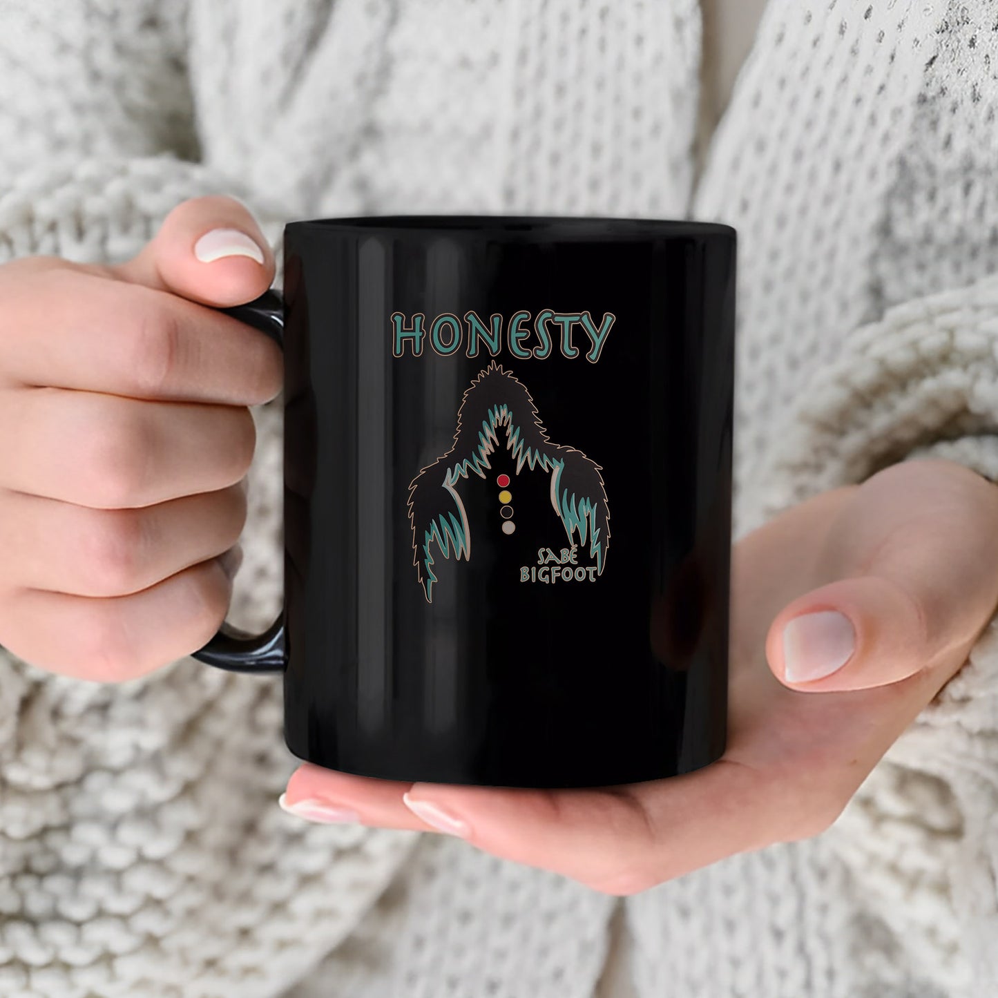 The Seven Sacred Laws - Honesty Native American Ceramic Coffee Mug