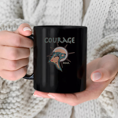 The Seven Sacred Laws - Courage Native American Ceramic Coffee Mug